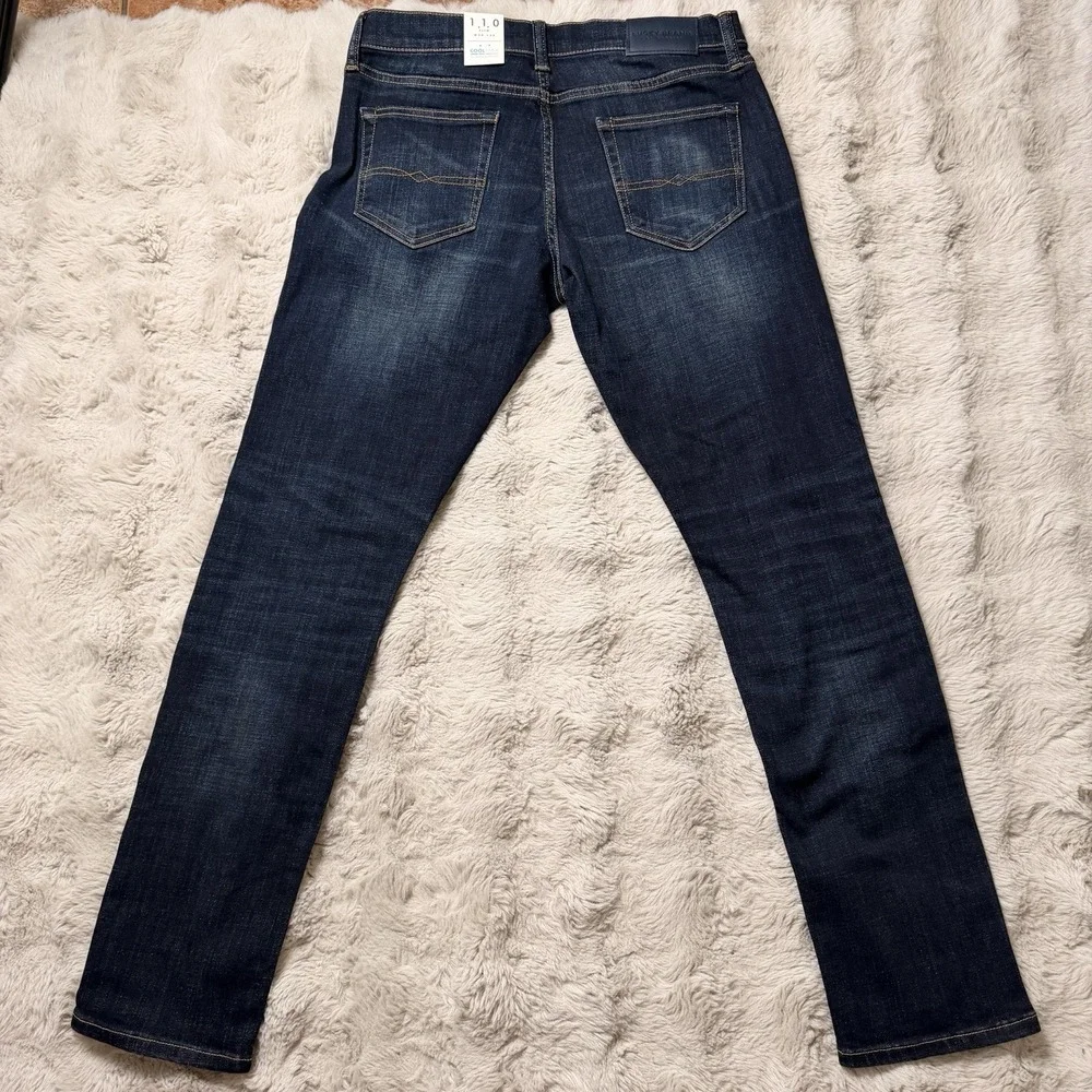 Lucky Brand 110 Slim‎ Jeans Men's 30x32 Dark Wash Denim Blue NWT $99